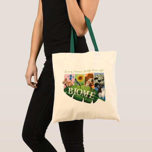 Biome Seasons Basic Tote Tragetasche (Vorderseite (Produkt))