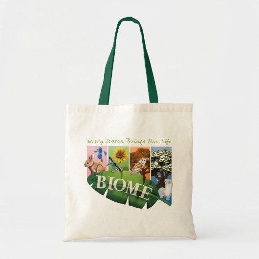 Biome Seasons Basic Tote Tragetasche (Vorne)