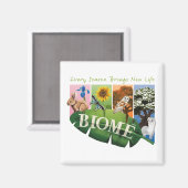 Biome Seasons Magnet (Vorderseite/Rückseite)