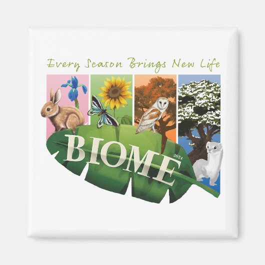 Biome Seasons Magnet (Vorne)