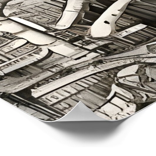 Biomechanical city poster (Ecke)