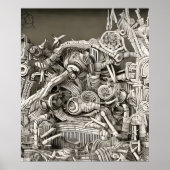 Biomechanical city poster (Vorne)