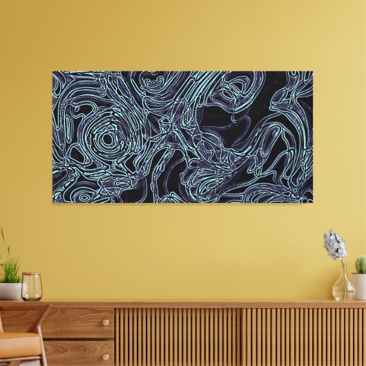 biomechanisch leinwanddruck (Insitu (Wohnzimmer))