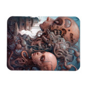 Biomechanische Leiter Surreal Art Magnet (Horizontal)