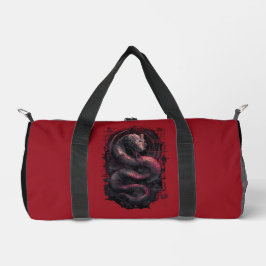 Biomechanische Schlange Dark Tech Gymtasche Duffle Bag