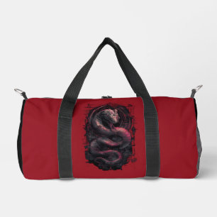 Biomechanische Schlange Dark Tech Gymtasche Duffle Bag