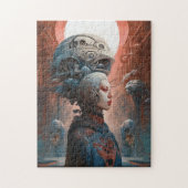 Biomechanischer Leiter Surreal Sci-Fi Art Puzzle (Vertikal)