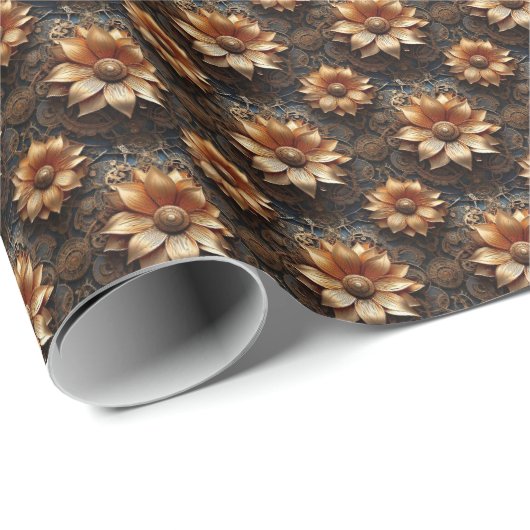 Biomechanisches Blut Geschenkpapier (Rolleneckpunkt)