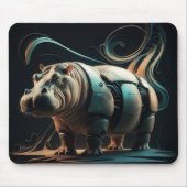 Biomechanisches Flusspferd Mousepad (Vorne)