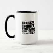 Biomedical Engineer, weil baas Wunder Arbeiter Tasse (Links)