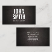 Biomedical Simple Bold Typografy Elegant Visitenkarte (Vorne/Hinten)