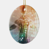 Biomedizin und Medizintechnik für den Menschen Keramik Ornament (Rechts)