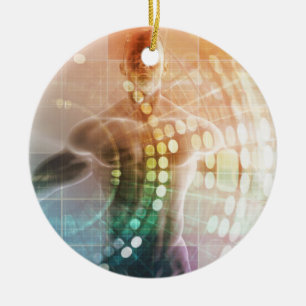 Biomedizin und Medizintechnik für den Menschen Keramik Ornament