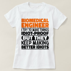 Biomediziner Ich versuche, die Dinge lustig zu mac T-Shirt