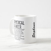 Biomediziner Kaffeetasse (Vorderseite Links)