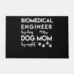 Biomedizinische Ingenieurin Hundemama Hunde Liebha Fußmatte