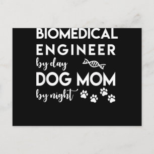 Biomedizinische Ingenieurin Hundemama Hunde Liebha Postkarte