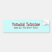 Biomedizinische Techniker-Geschenke Autoaufkleber (Vorne)