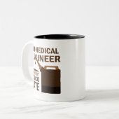 Biomedizinisches Ingenieur-Geschenk (lustig) Zweifarbige Tasse (Vorderseite Links)