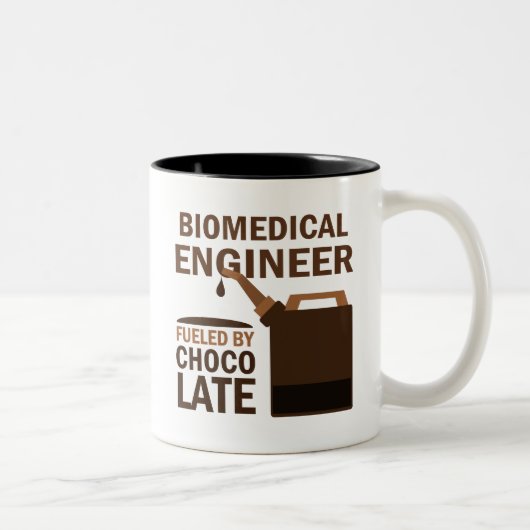 Biomedizinisches Ingenieur-Geschenk (lustig) Zweifarbige Tasse (Rechts)