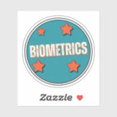 Biometrie Aufkleber (Blatt)