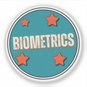 Biometrie Aufkleber