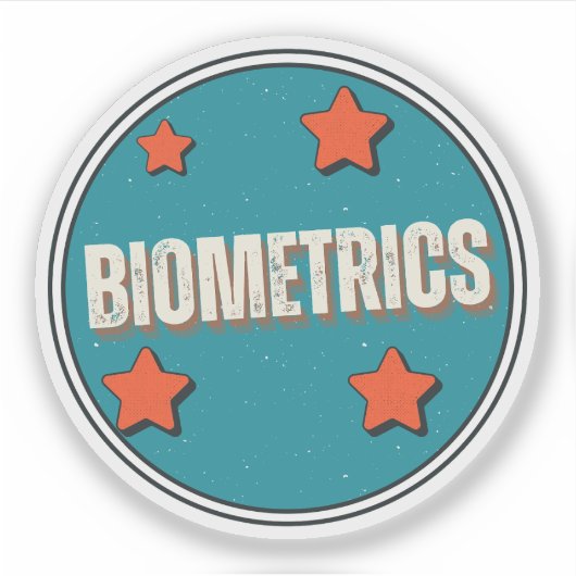 Biometrie Aufkleber (Vorderseite)