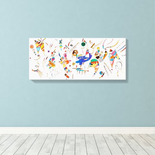Biomorphe Geometrie | Wassily Kandinsky | Leinwanddruck (Insitu (Holzboden))