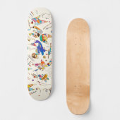 Biomorphe Geometrie | Wassily Kandinsky | Skateboard (Vorderseite)