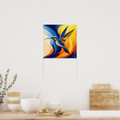 Biomorphie Hummingbird Art Poster (Küche)