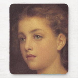 Biondina im Detail von Lord Frederick Leighton Mousepad