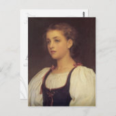 Biondina - Lord Frederick Leighton Postkarte (Vorne/Hinten)