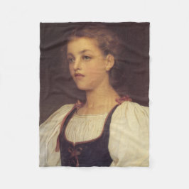 Biondina (von Frederic Leighton) Fleecedecke