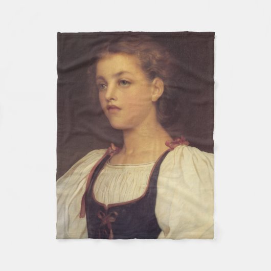 Biondina (von Frederic Leighton) Fleecedecke (Vorderseite)