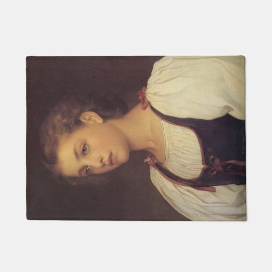 Biondina (von Frederic Leighton) Fußmatte (Vorderseite)