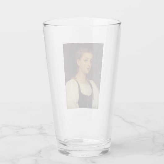 Biondina (von Frederic Leighton) Glas (Rückseite)