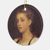 Biondina (von Frederic Leighton) Keramik Ornament (Links)