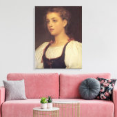 Biondina (von Frederic Leighton) Leinwanddruck (Insitu (Wohnzimmer))