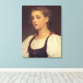 Biondina (von Frederic Leighton) Leinwanddruck (Insitu (Holzboden))