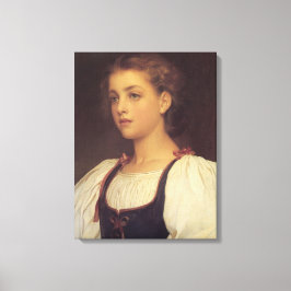 Biondina (von Frederic Leighton) Leinwanddruck