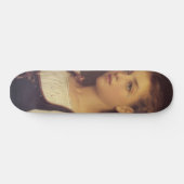 Biondina (von Frederic Leighton) Skateboard (Horizontal)