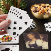 Biondina (von Frederic Leighton) Spielkarten (In Situ)