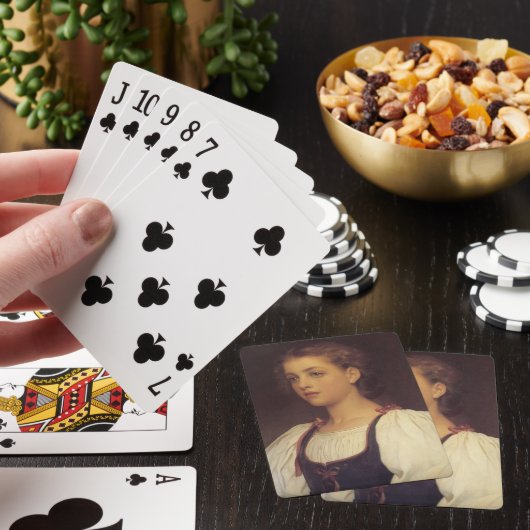 Biondina (von Frederic Leighton) Spielkarten (In Situ)