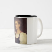 Biondina (von Frederic Leighton) Zweifarbige Tasse (VorderseiteRechts)