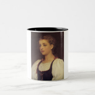 Biondina (von Frederic Leighton) Zweifarbige Tasse