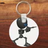 Bionic Boy 3D Robot - Finger Guns - Original Schlüsselanhänger (Vorderseite)