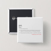 Bionic Definition in Black Go Ahead Gefragt Button (Vorne & Hinten)