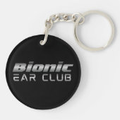 Bionic Ear Club - Cochlear Implant/Deaf Awareness Schlüsselanhänger (Rückseite)