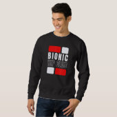 Bionic Hip Club  Hüftersatzoperation Sweatshirt (Vorne ganz)