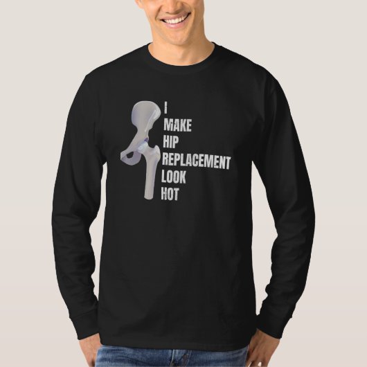 Bionic Hip Replacement Surgery Recovery Broken Bon T-Shirt (Vorderseite)